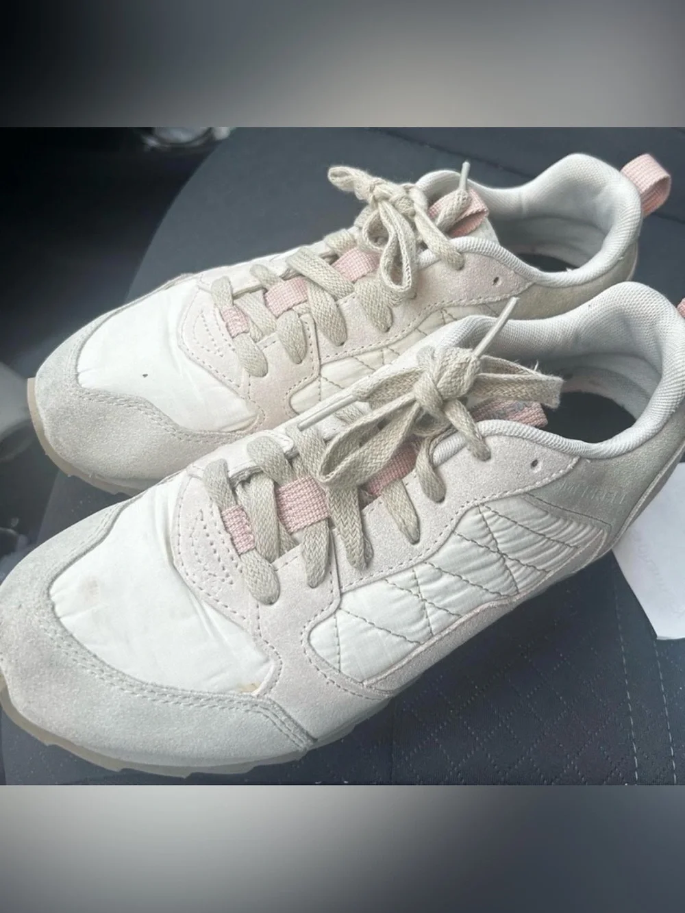 Merrell Women's Cream and Blush Low-Top Sneakers